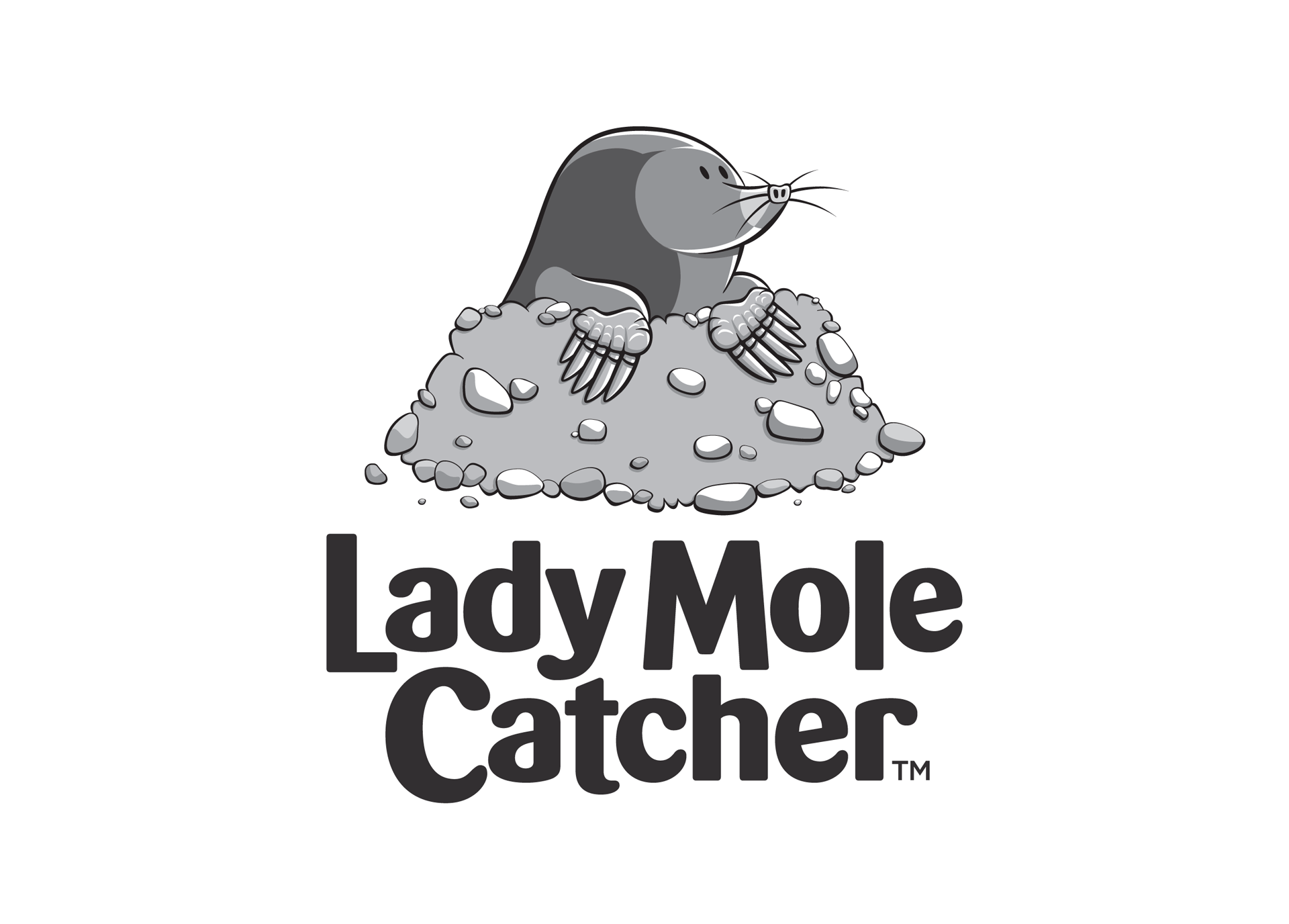 Lady Mole Catcher brand design
